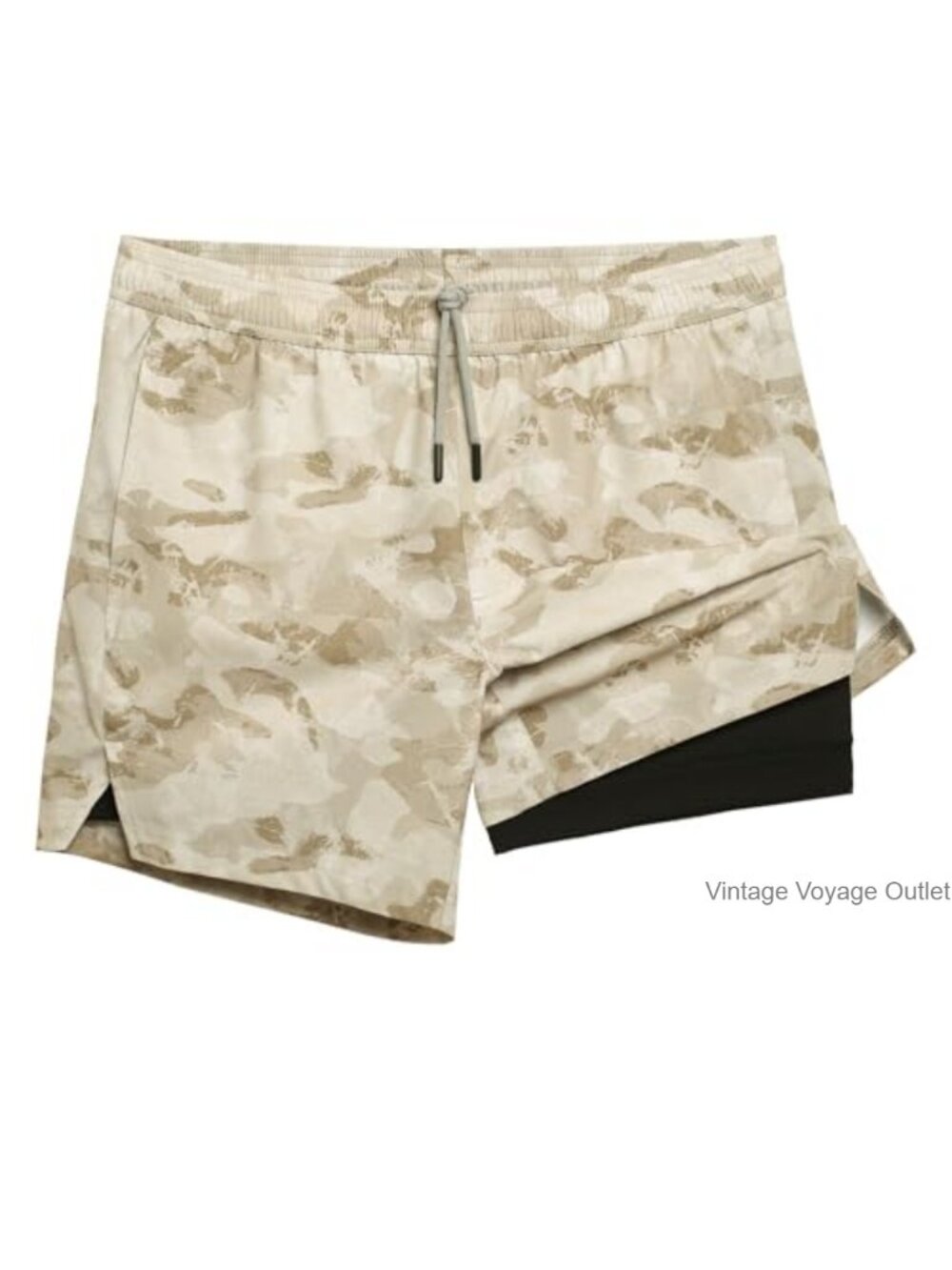 Men's 5 Inch 2-in-1 Running Shorts with Compression Liner & Pockets